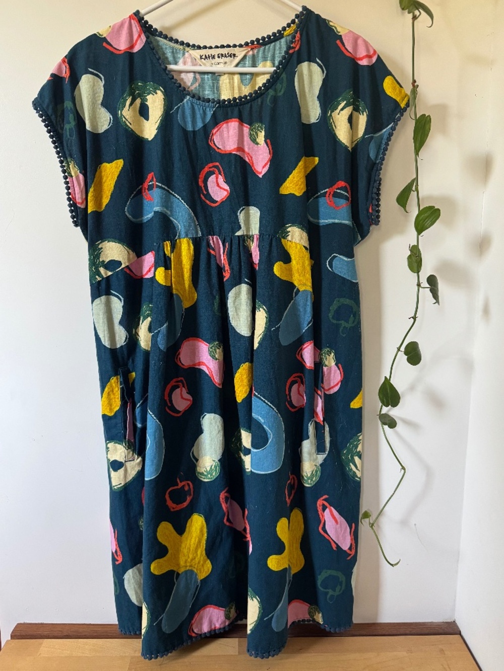 Gorman Teal Smock Dress